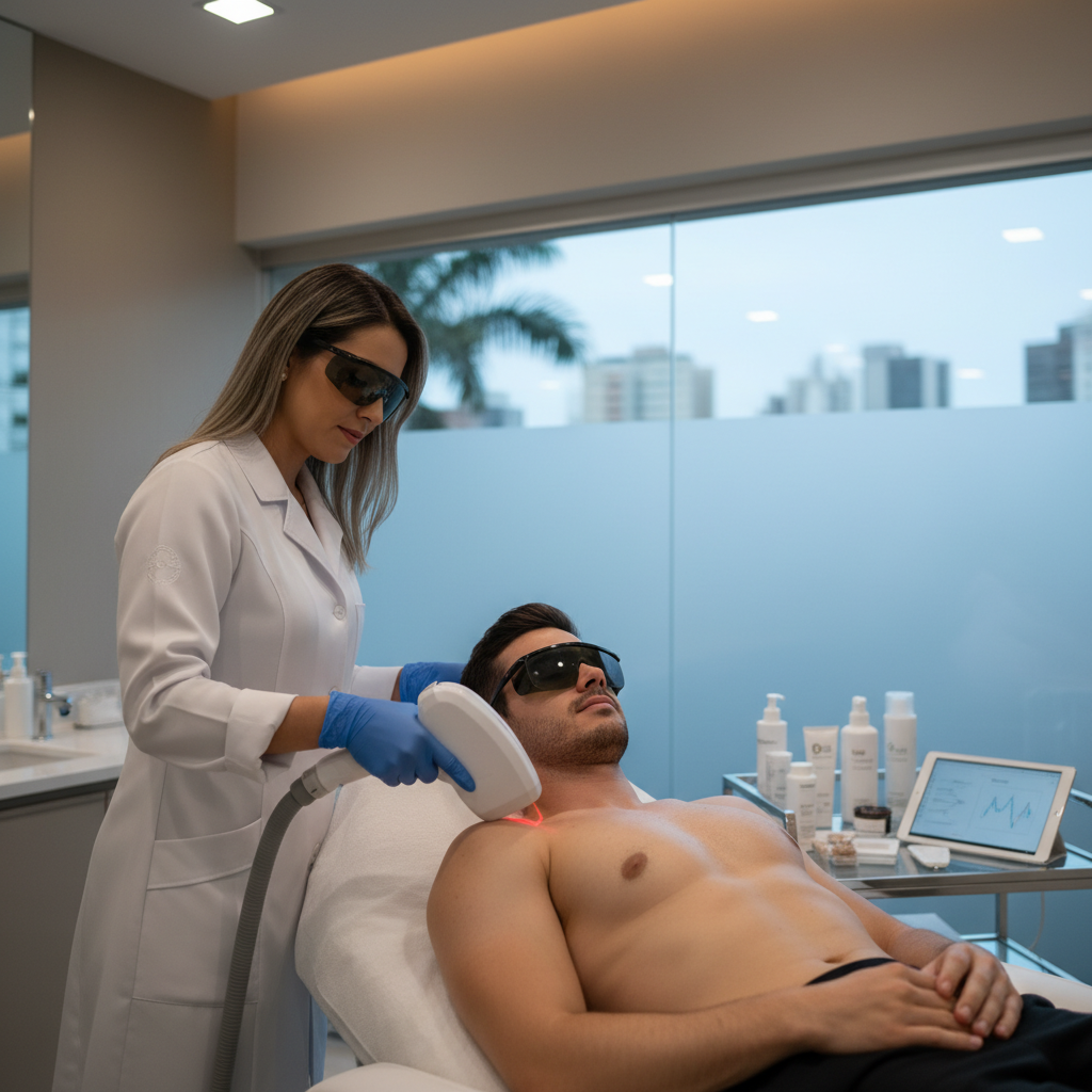 Benefícios da Depilação a Laser Masculina em Goiânia