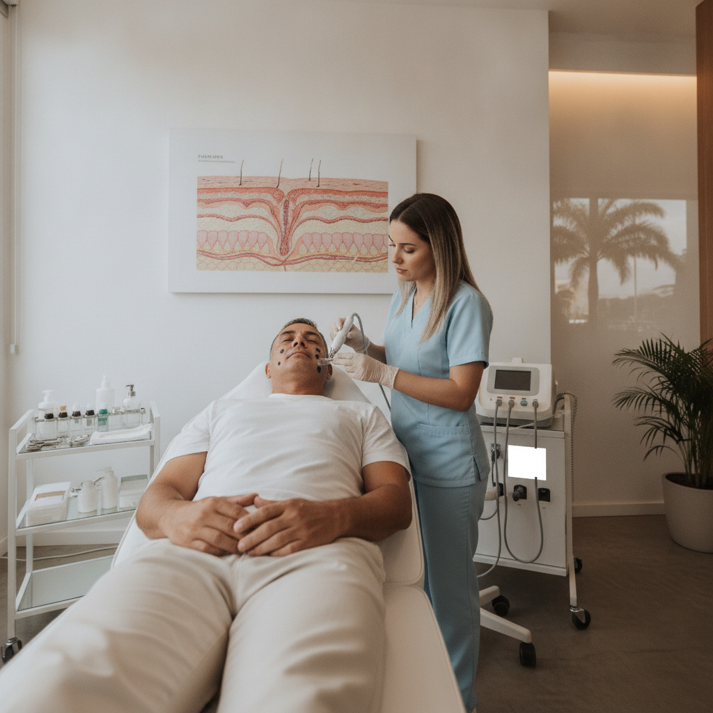 Como Eliminar Manchas no Corpo Masculino em Goiânia