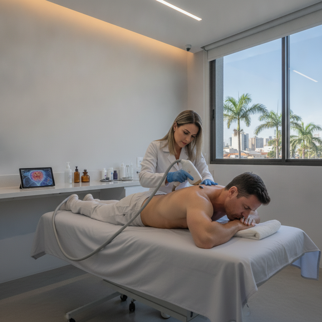 Como Eliminar Manchas no Corpo Masculino em Goiânia