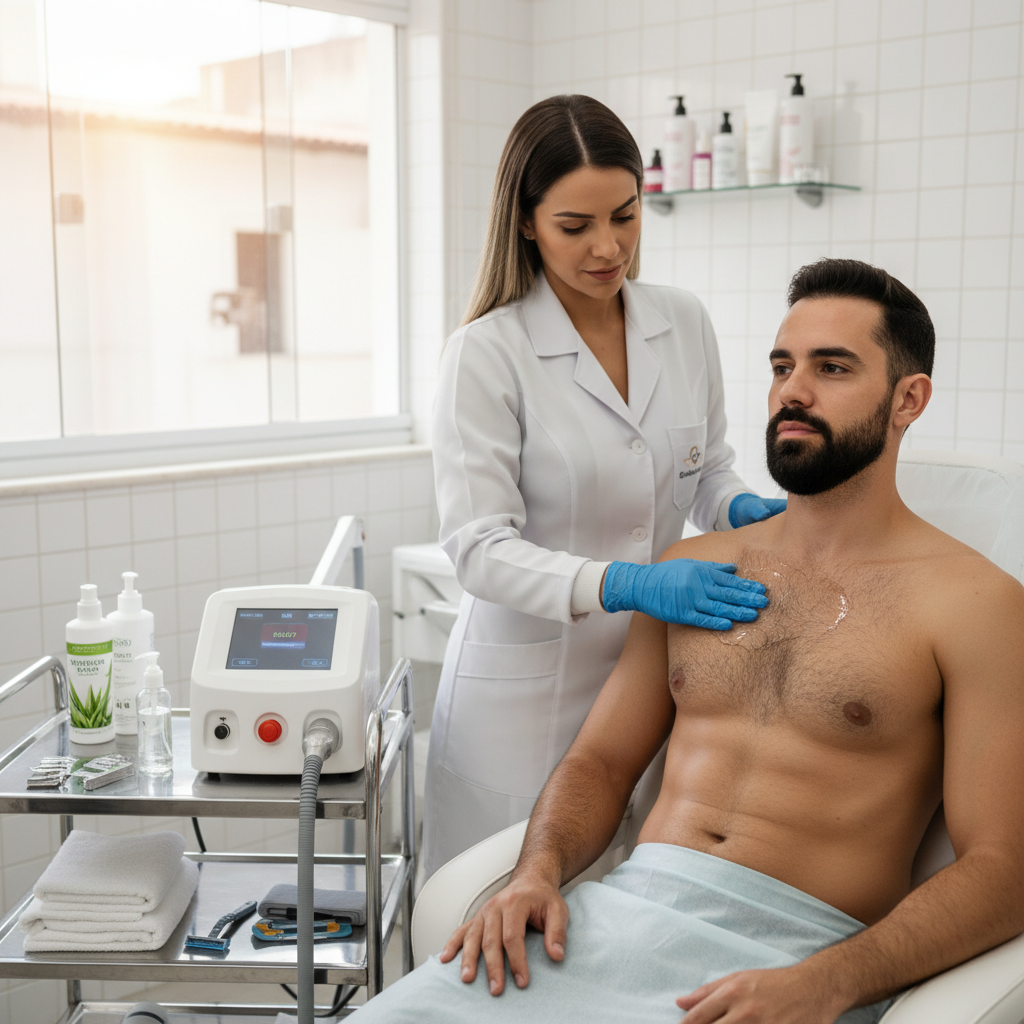 Como Preparar Pele para Depilação Laser Masculina Goiânia