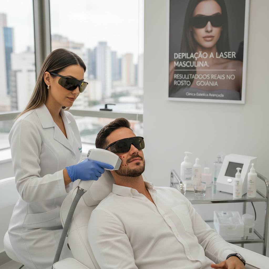 Como Reduzir Pelos Faciais Masculinos em Goiânia: Guia 2024