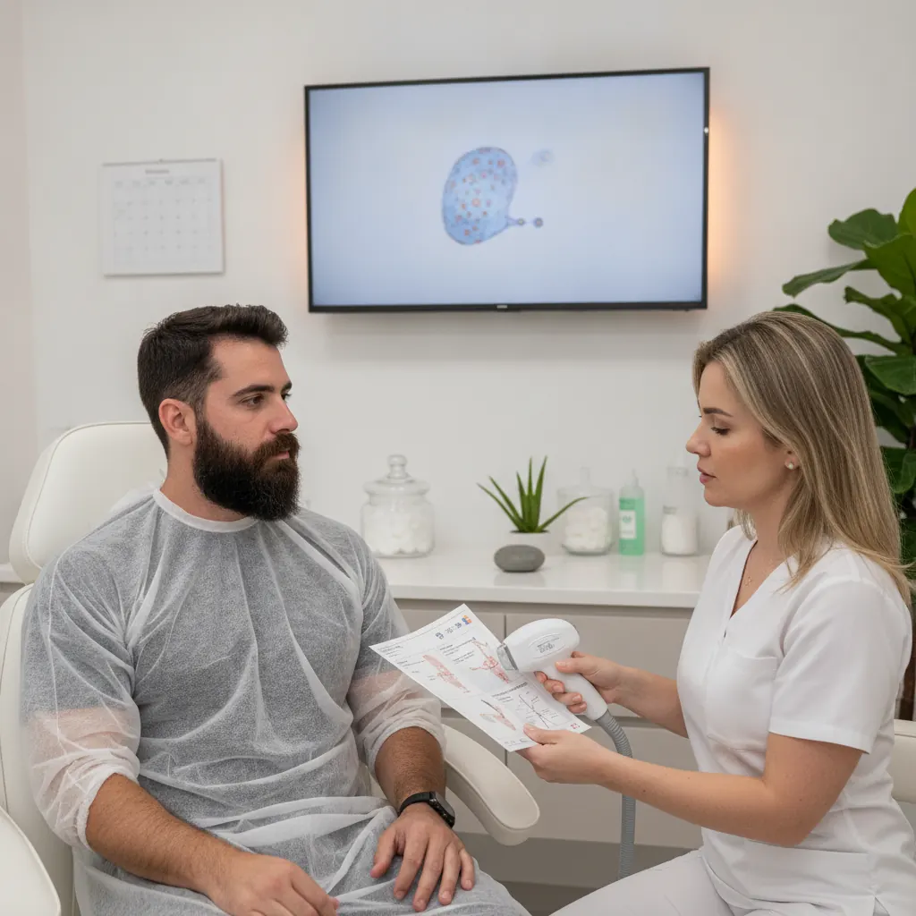 Cuidados Antes e Depois da Depilação a Laser na Barba em Goiânia