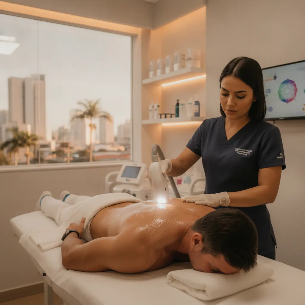 Depilação a Laser de Costas e Peito Masculino em Goiânia