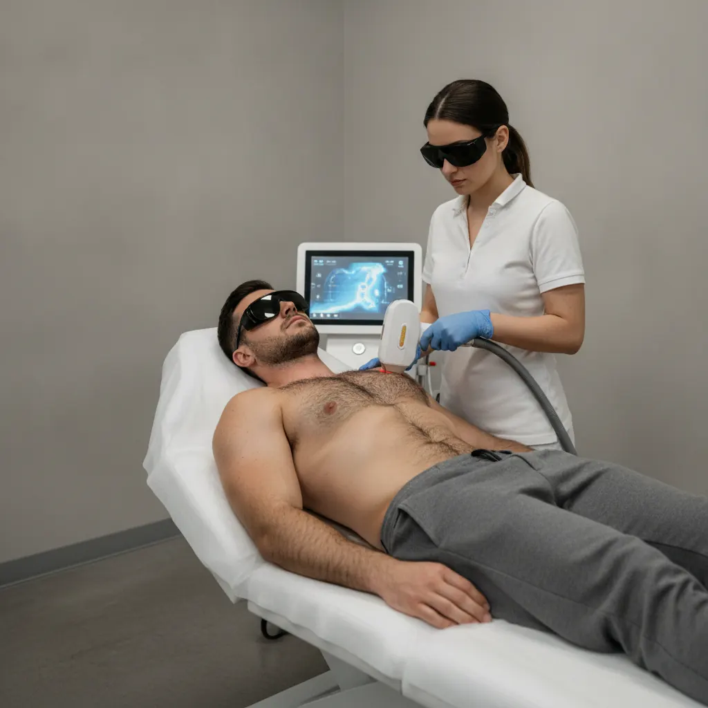 Depilação a Laser em Homem Muito Peludo em Goiânia: Como Funciona