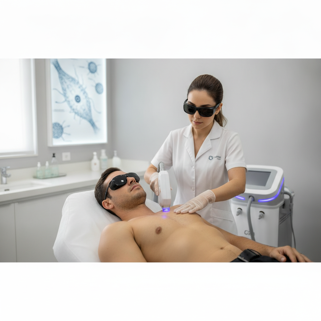Depilação a Laser Masculina em Goiânia: Dói? O Que Esperar