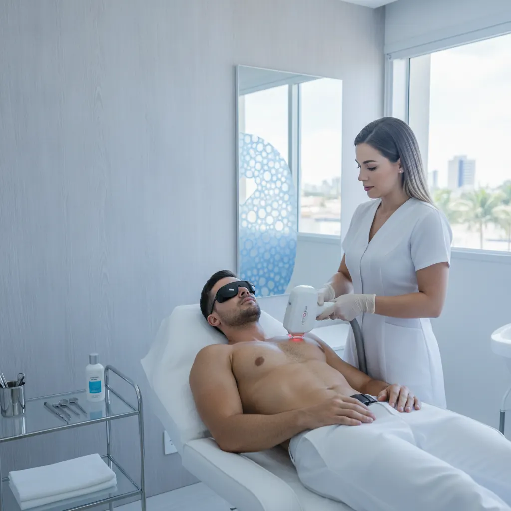 Depilação a Laser Masculina em Goiânia: Entenda Tudo