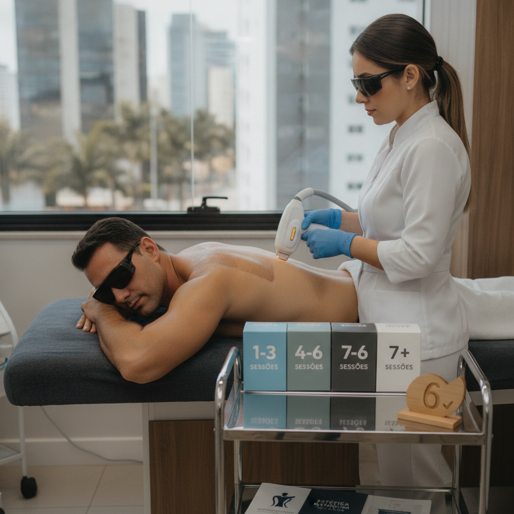 Depilação a Laser Masculina em Goiânia: Quando Ver Resultado?