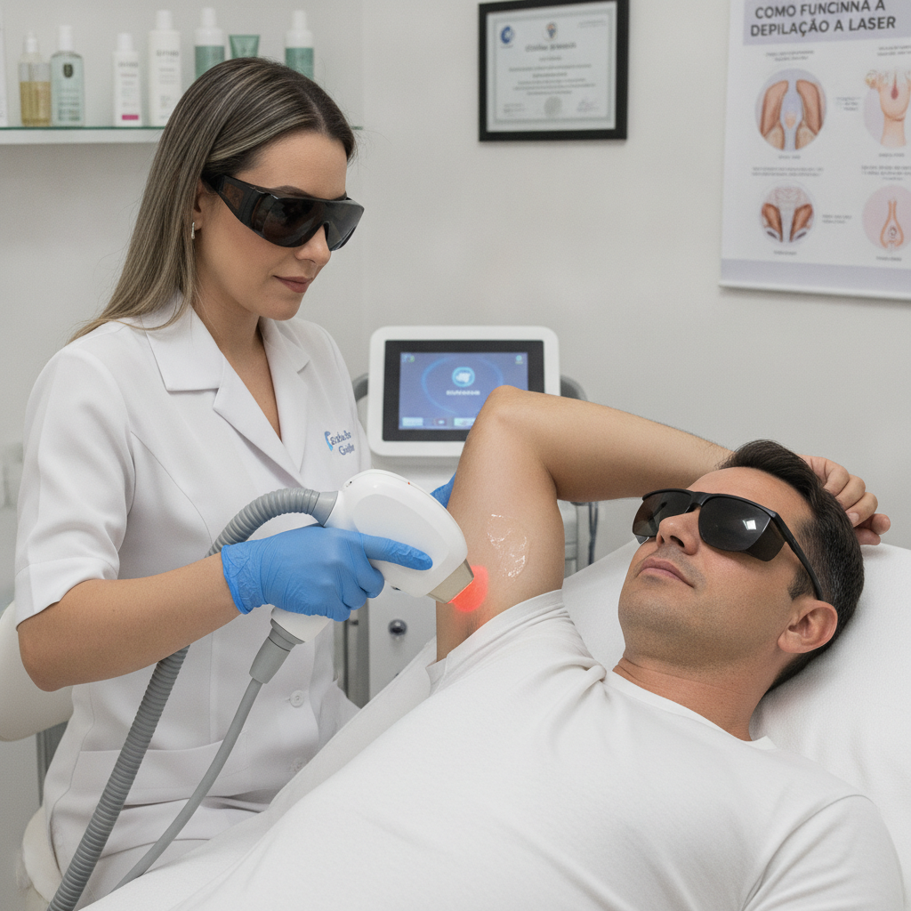 Depilação a Laser Masculina nas Axilas em Goiânia Vale a Pena?