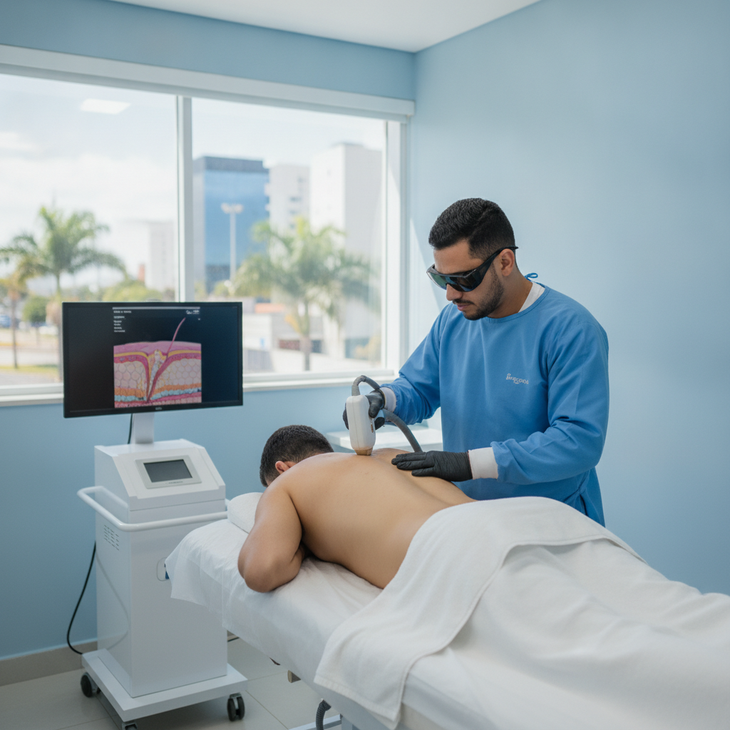 Depilação a Laser Masculina nas Costas em Goiânia Vale a Pena?