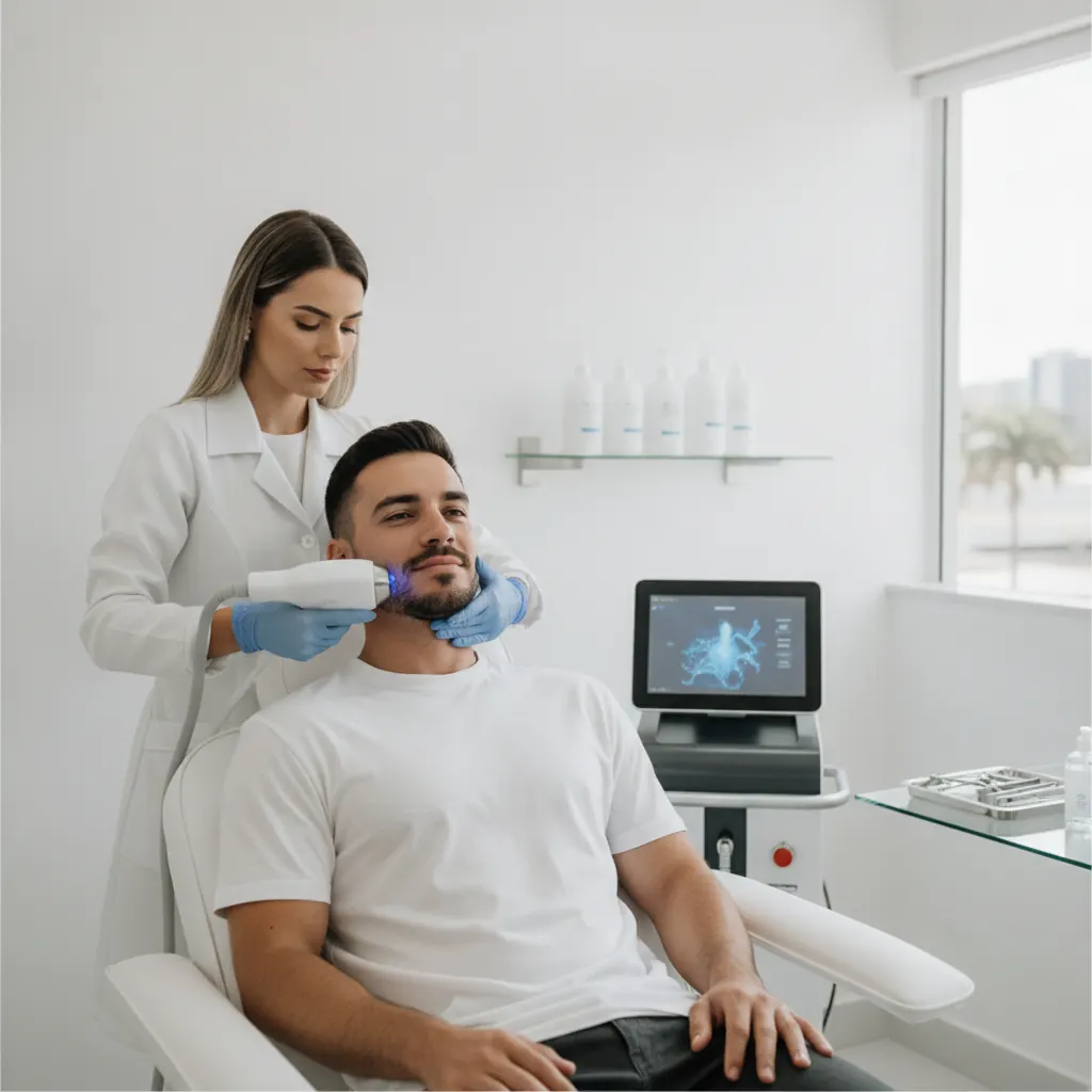 Depilação a Laser na Barba Falhada em Goiânia Tem Solução
