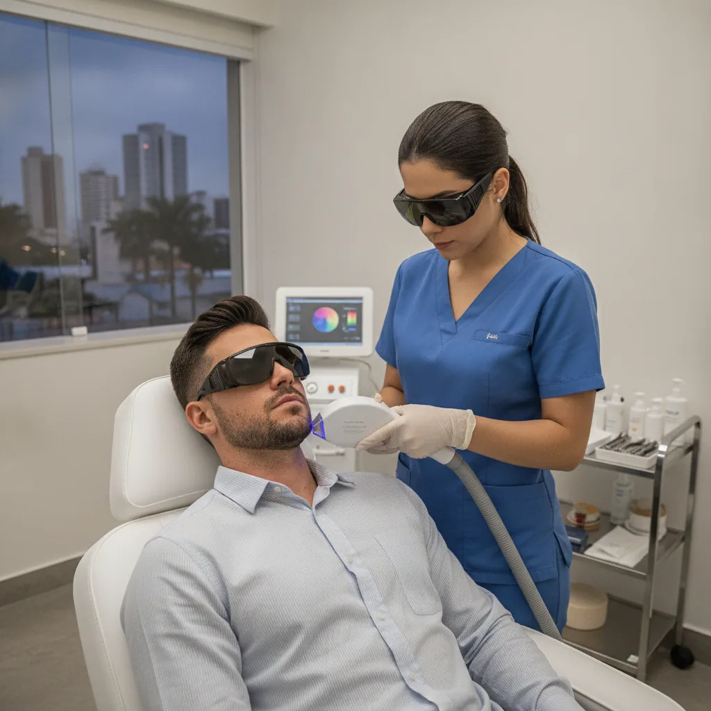 Depilação a Laser na Barba Masculina em Goiânia