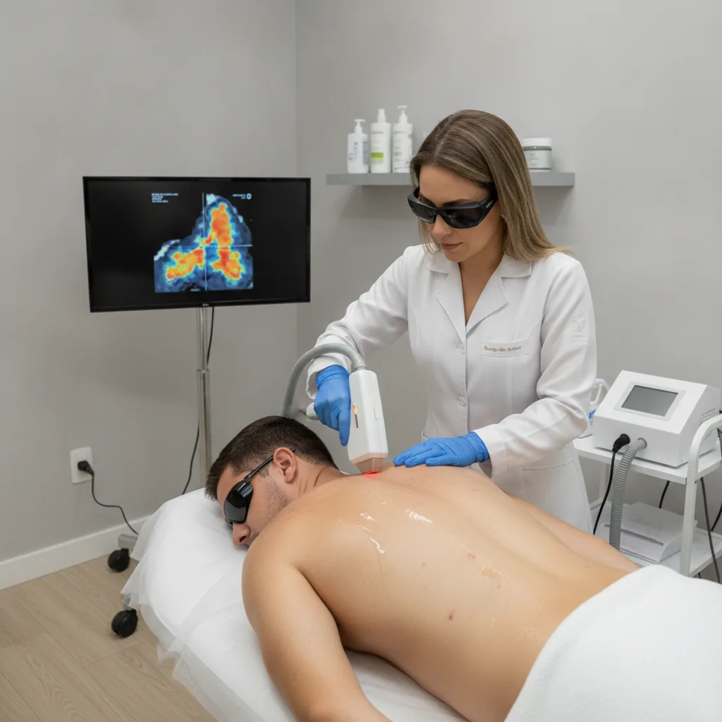 Depilação a Laser no Peito e Costas Masculino em Goiânia