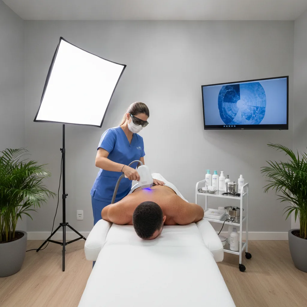 Depilação a Laser no Peito e Costas Masculino em Goiânia