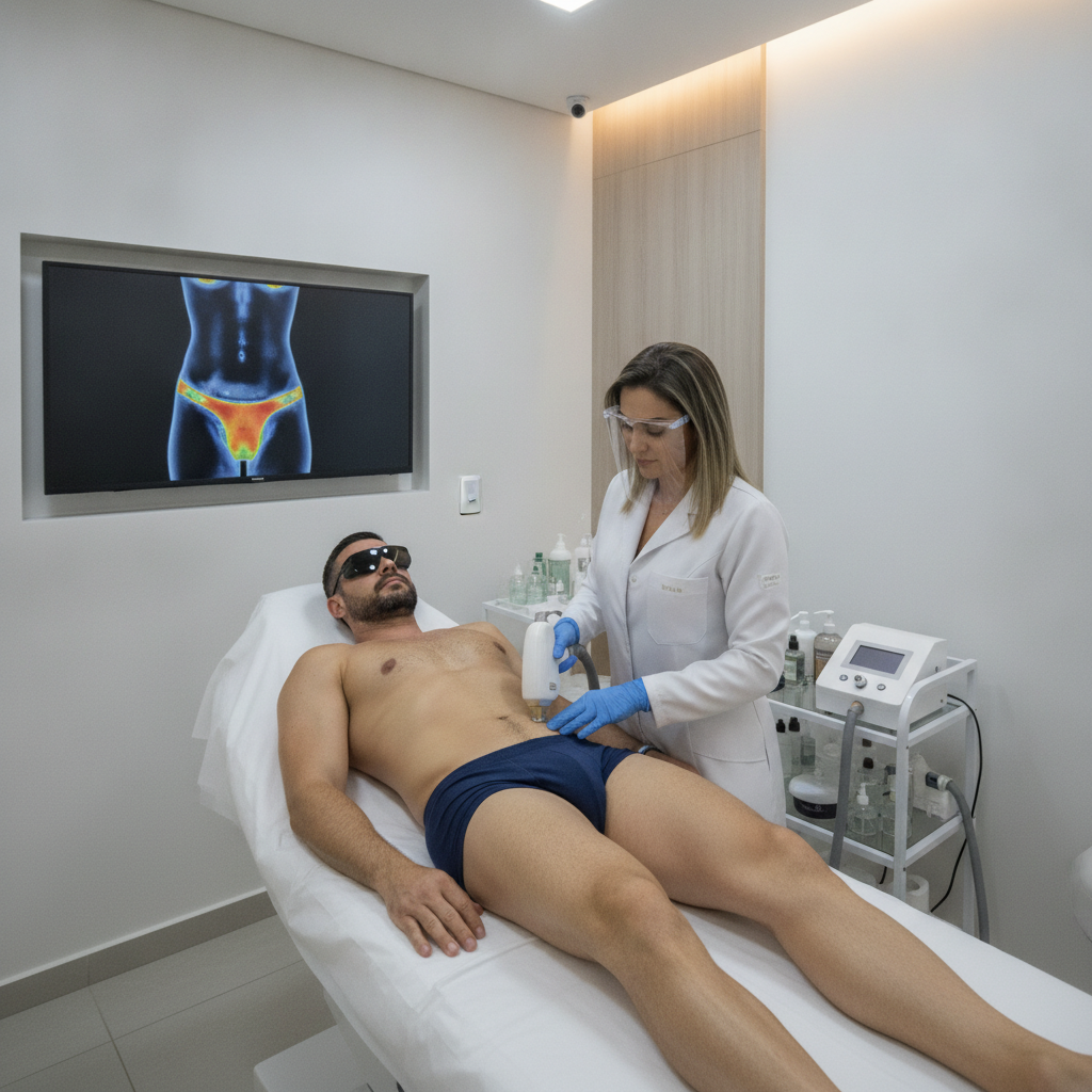 Depilação Laser Masculina Virilha em Goiânia Vale a Pena?