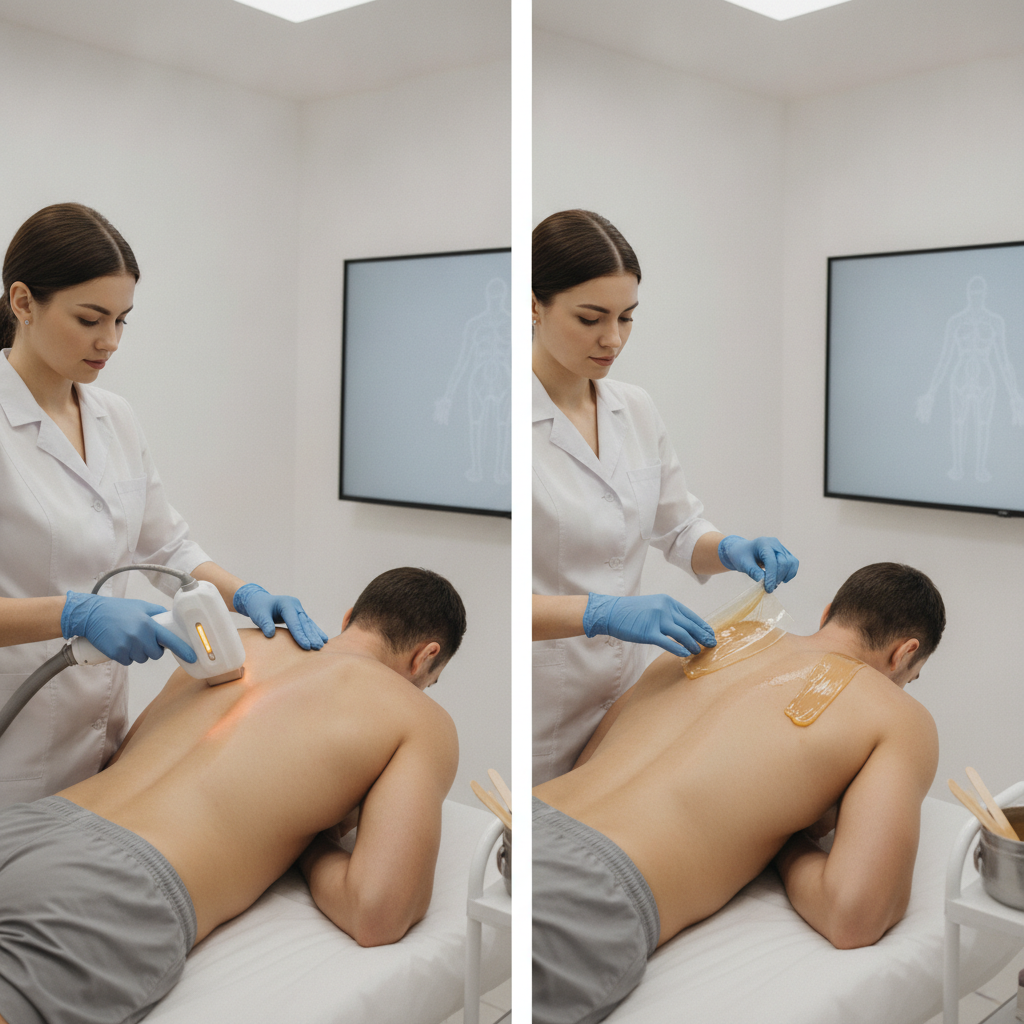 Depilação Laser ou Cera Masculina em Goiânia: Qual Escolher?
