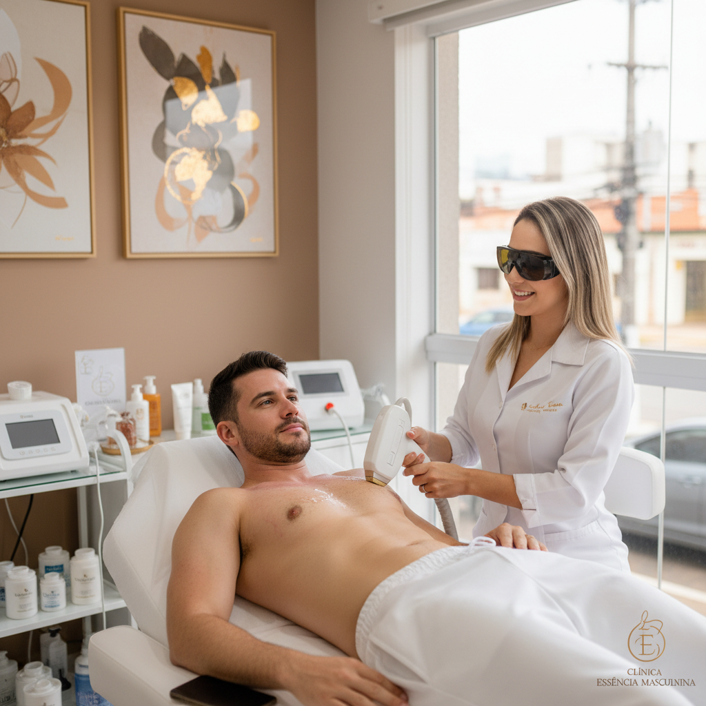 Depilação a Laser Masculina Dói? Tudo sobre o Procedimento em Goiânia