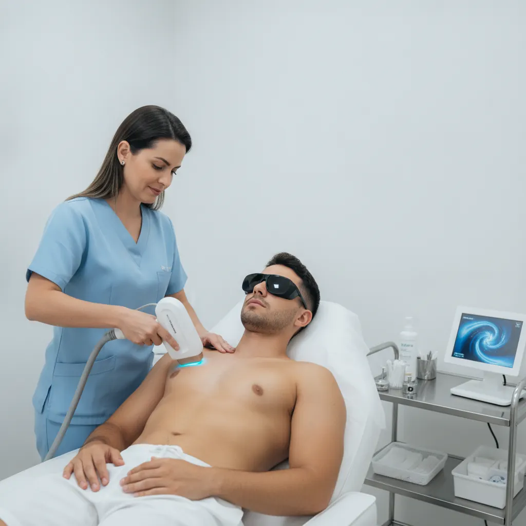 Dor na Depilação Masculina a Laser em Goiânia: Como Minimizar