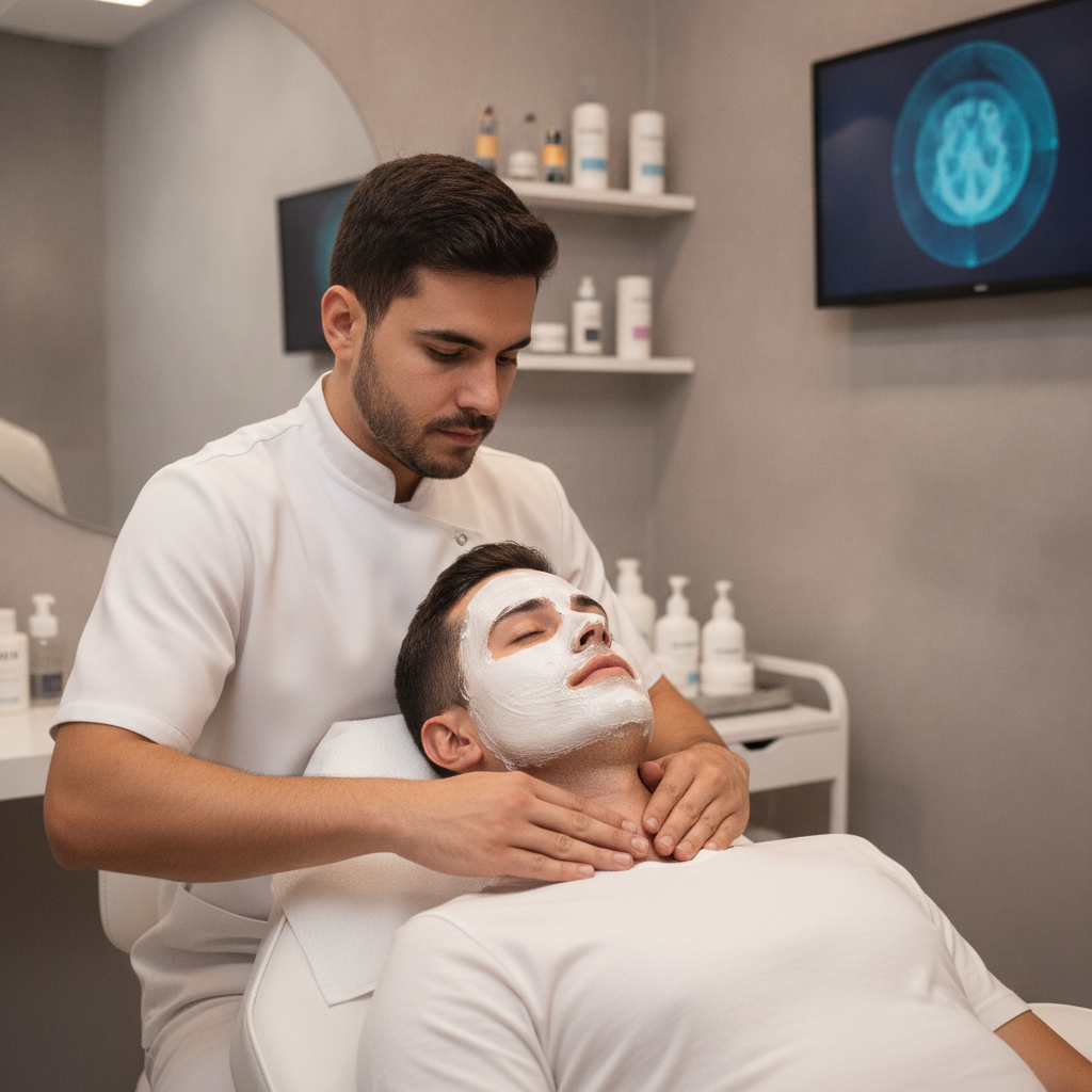 Hidratação Facial Masculina em Goiânia: O Que É e Benefícios
