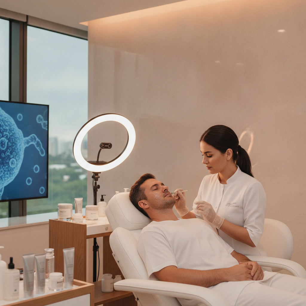 Hidratação Facial Masculina em Goiânia: Tratamentos