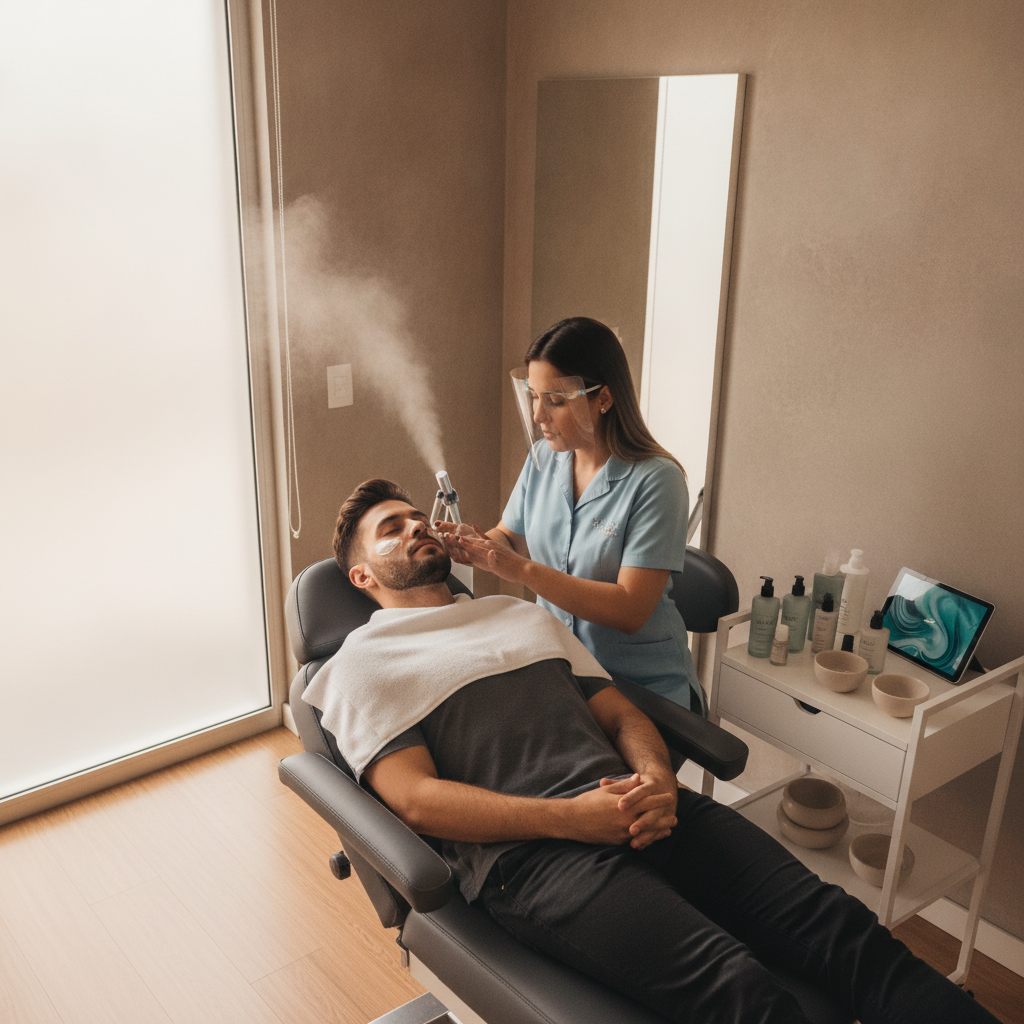 Hidratação Facial Masculina em Goiânia: Tratamentos
