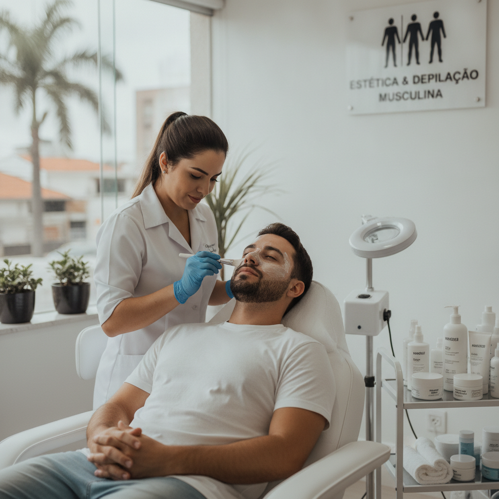 Limpeza de Pele Masculina em Goiânia: Como Funciona e Benefícios