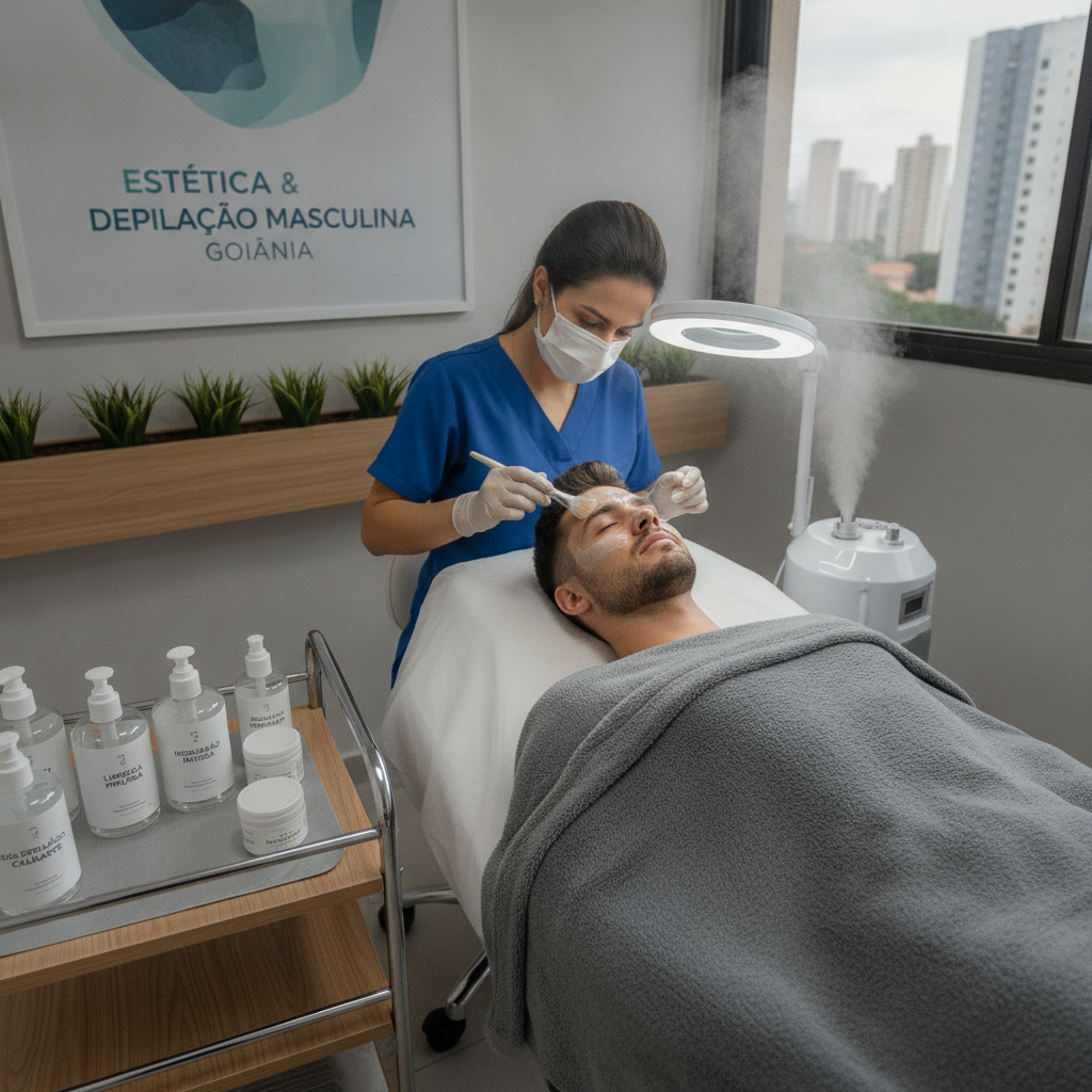 Limpeza de Pele Masculina em Goiânia: Como Funciona e Benefícios