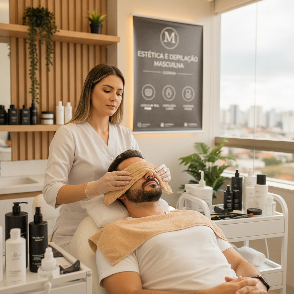 Limpeza de Pele Masculina em Goiânia: O Que É e Como Funciona