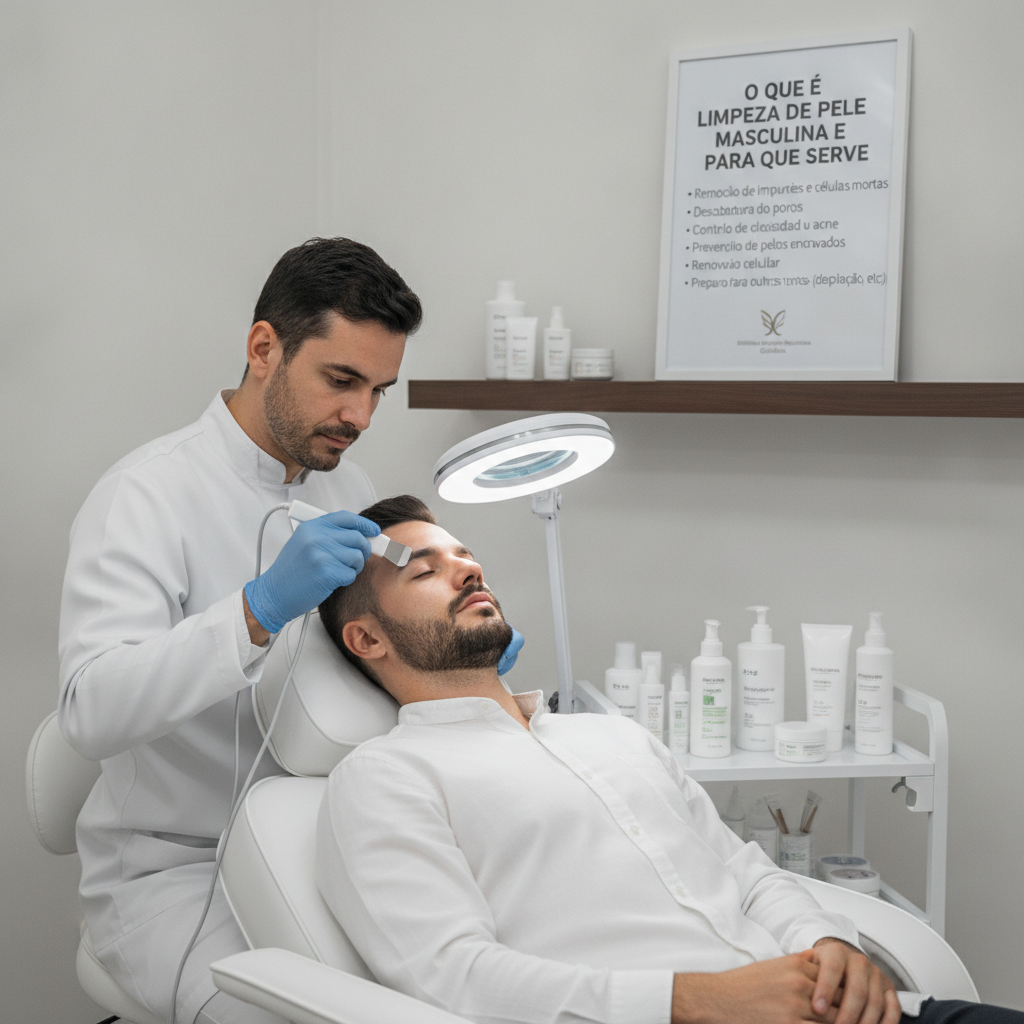 Limpeza de Pele Masculina em Goiânia: O Que É e Para Que Serve