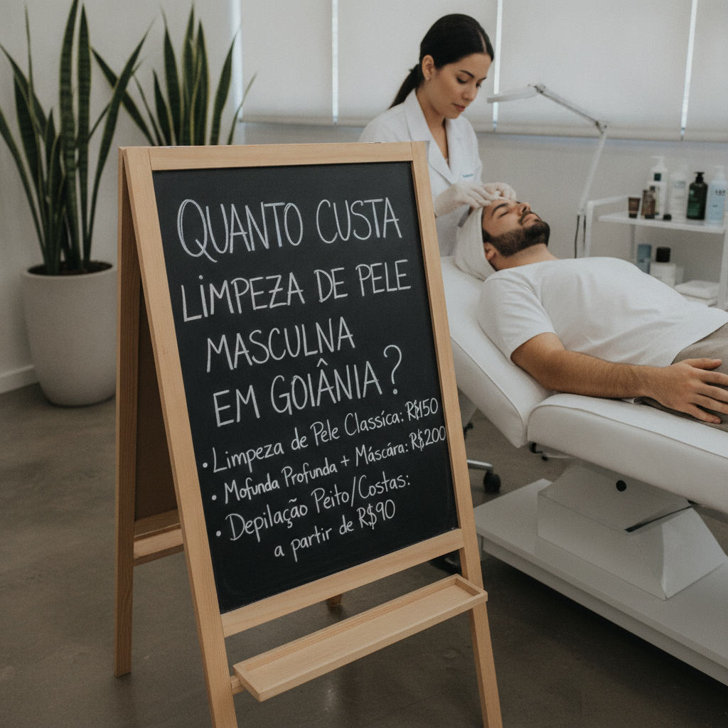 Limpeza de Pele Masculina em Goiânia: O Que É e Para Que Serve