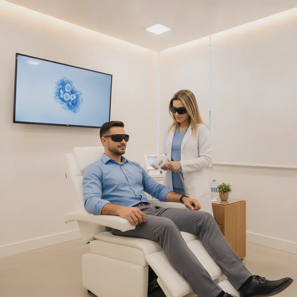 O Que Esperar Após a 1ª Sessão de Depilação Laser Masculina