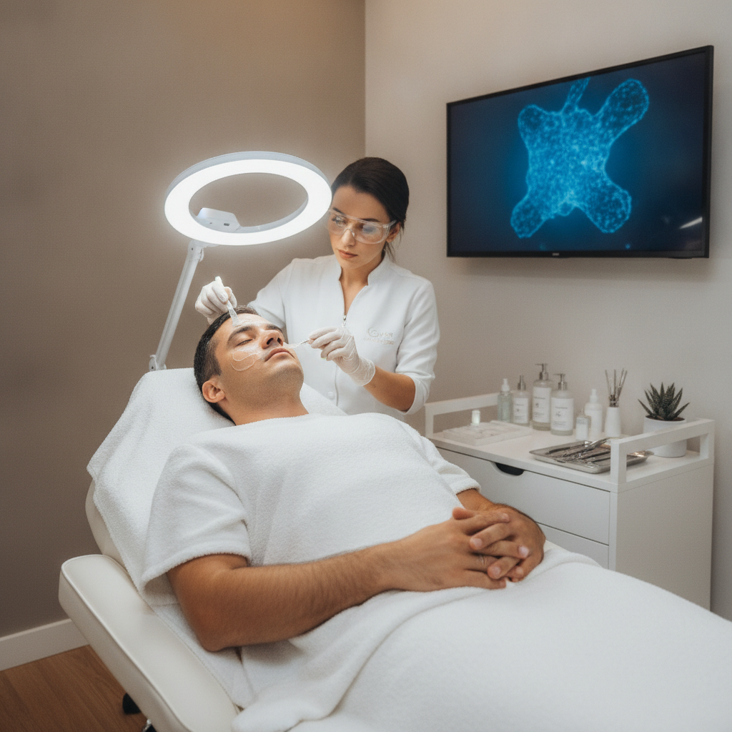 Peeling Masculino em Goiânia: Como Funciona e Vale a Pena?
