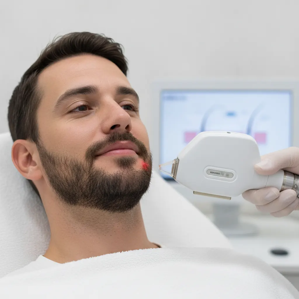 Pelo Encravado na Barba: Como Resolver com Laser em Goiânia