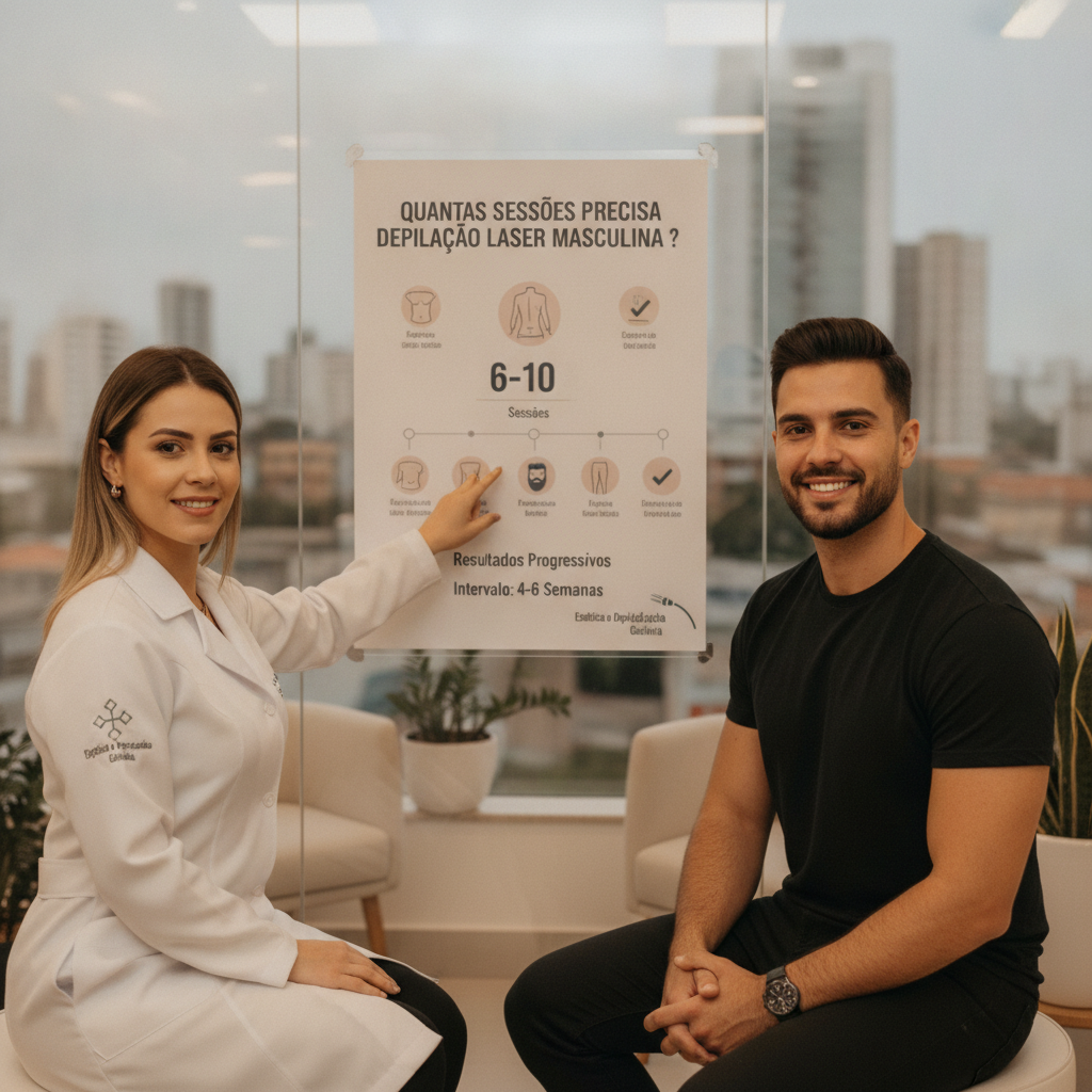 Quantas Sessões de Depilação Laser Masculina em Goiânia