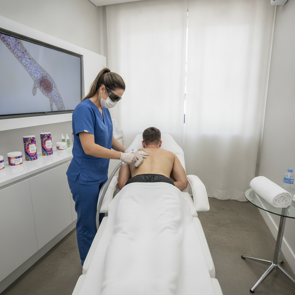 Quanto Dura Sessão de Depilação Laser Masculina em Goiânia