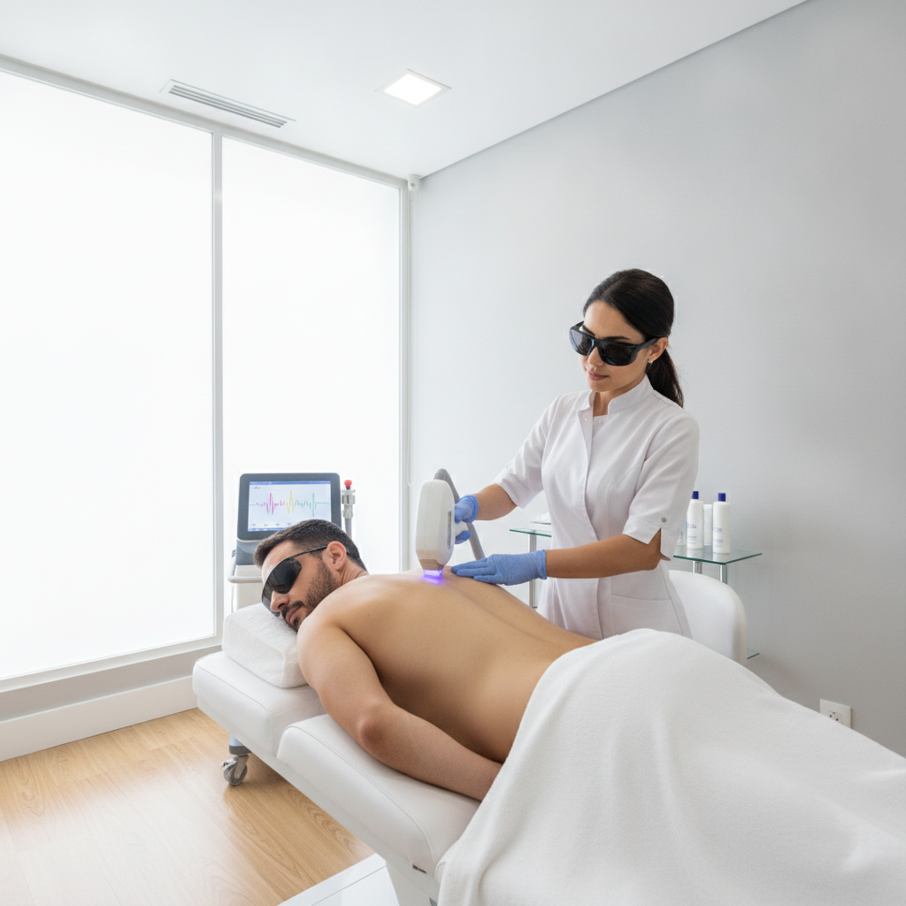 Quanto Dura Sessão de Depilação Laser Masculina em Goiânia
