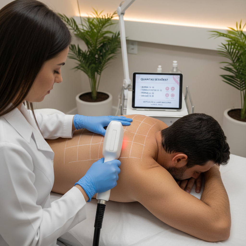Quanto Tempo Dura Depilação a Laser Masculina Goiânia