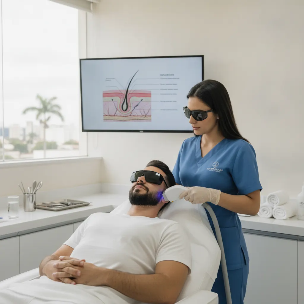 Quanto Tempo Leva para Barba Sumir com Laser em Goiânia