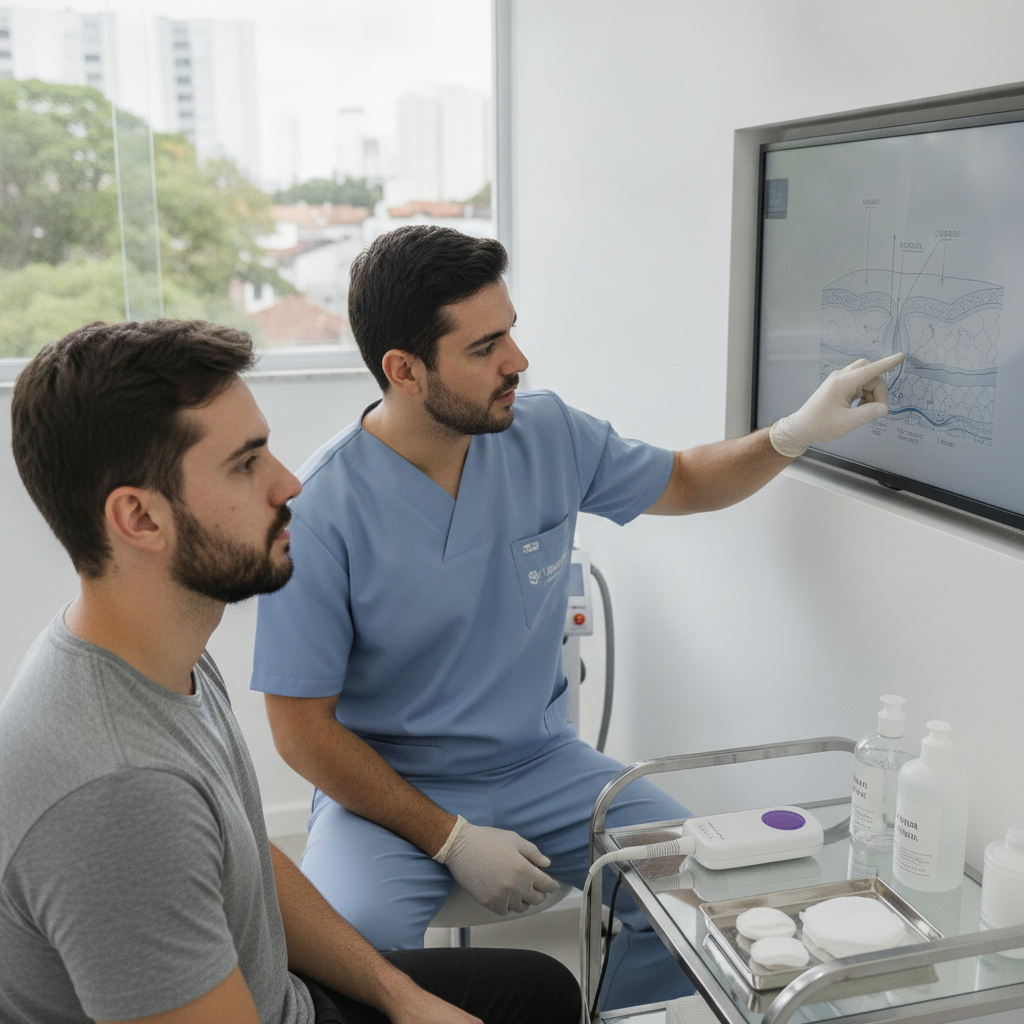 Tratamento para Acne Masculina em Goiânia: Como Funciona