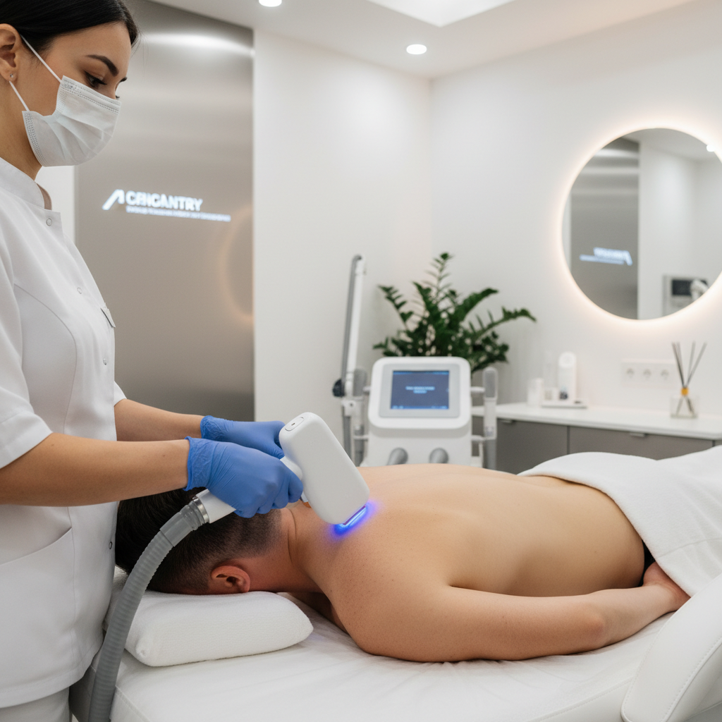 Depilação a laser nas costas masculinas — Clínica Elementus Goiânia